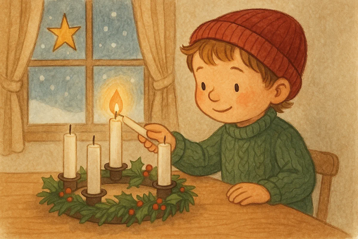 advent ljusstake