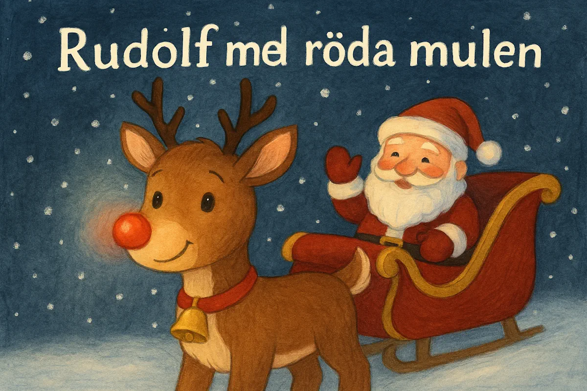 rudolf med röda mulen