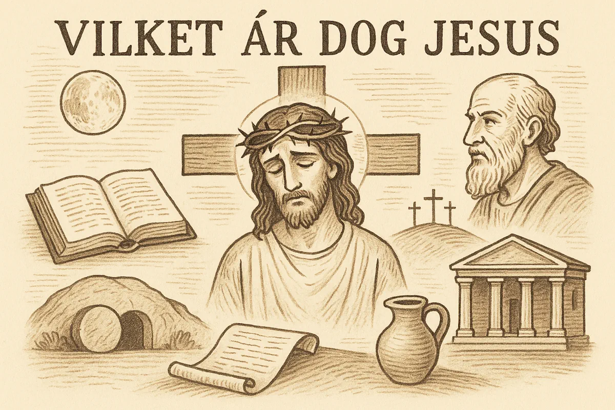 vilket år dog jesus