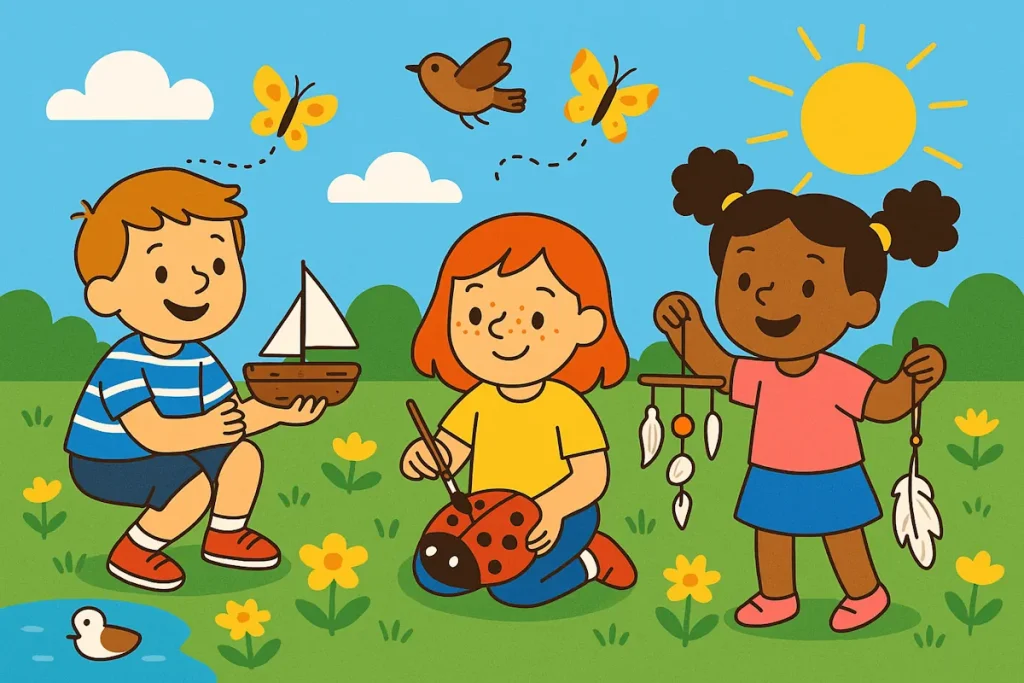 Sommarpyssel med barn