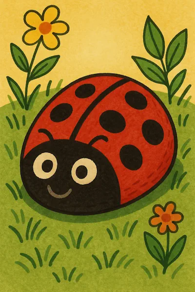 sommarpyssel nyckelpiga