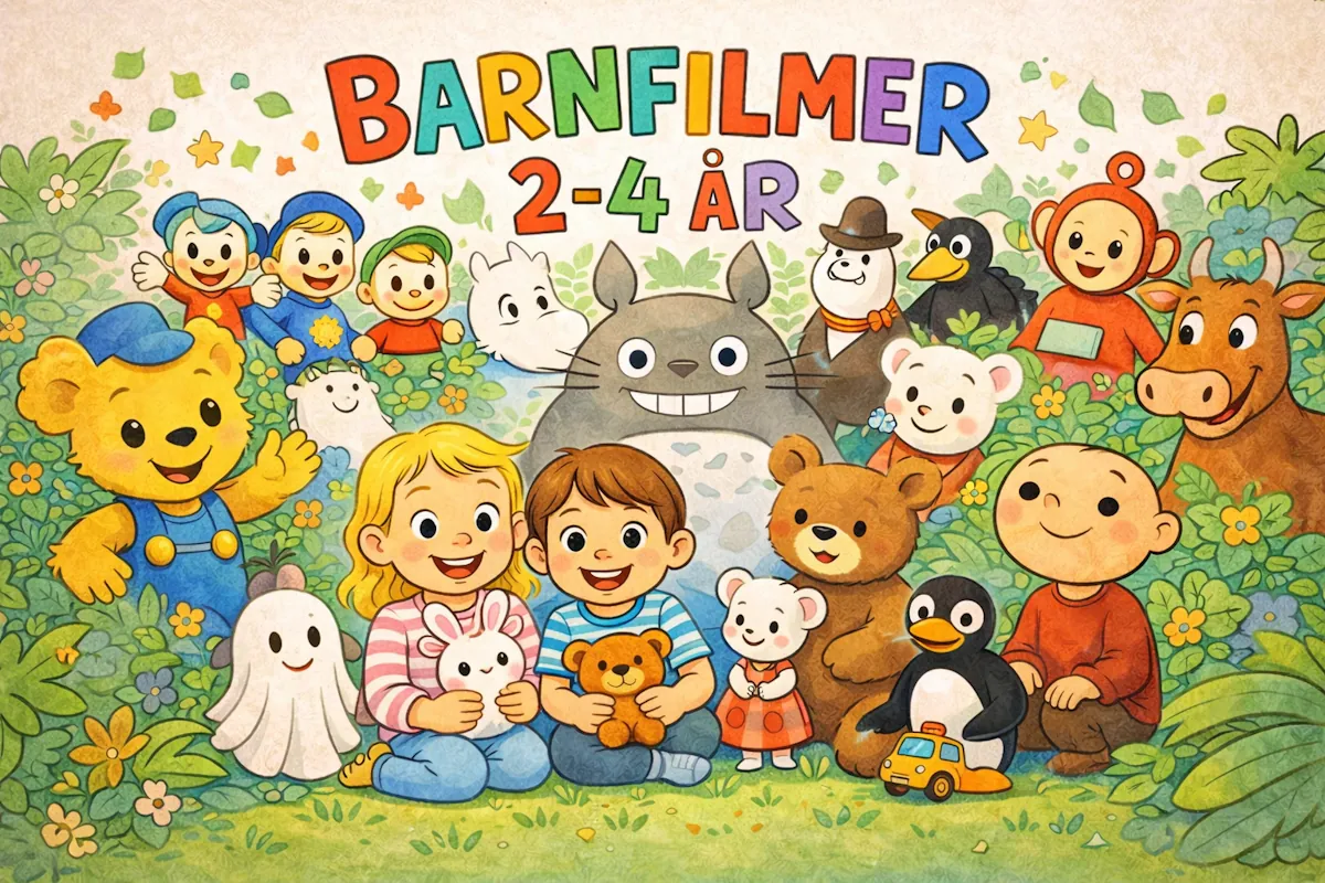 barnfilmer 2-4år