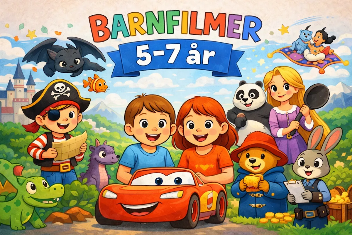 barnfilmer 5-7år