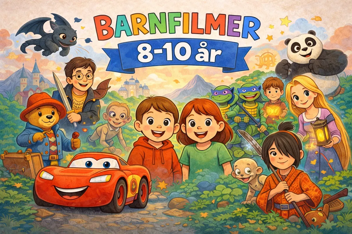 barnfilmer 8-10 år