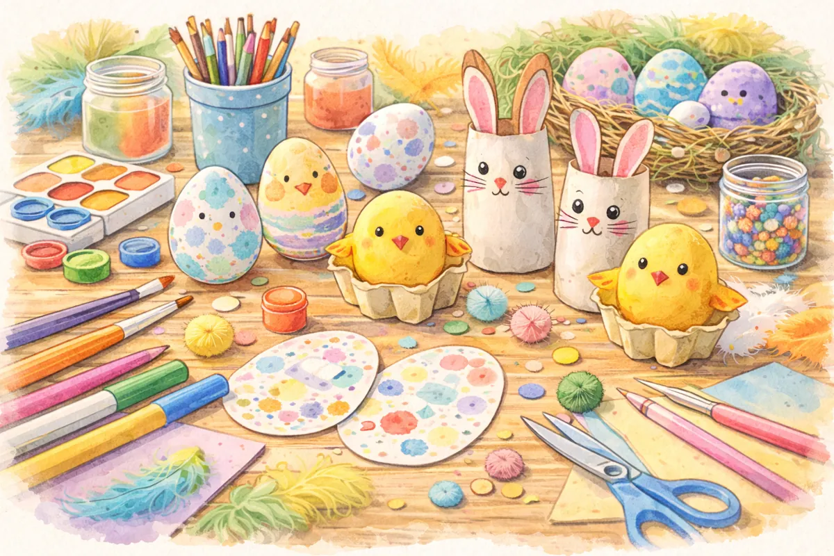 Påskpyssel för barn