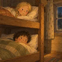 Siri och Amir ligger vakna och lyssnar på knackningarna mot fönstret.